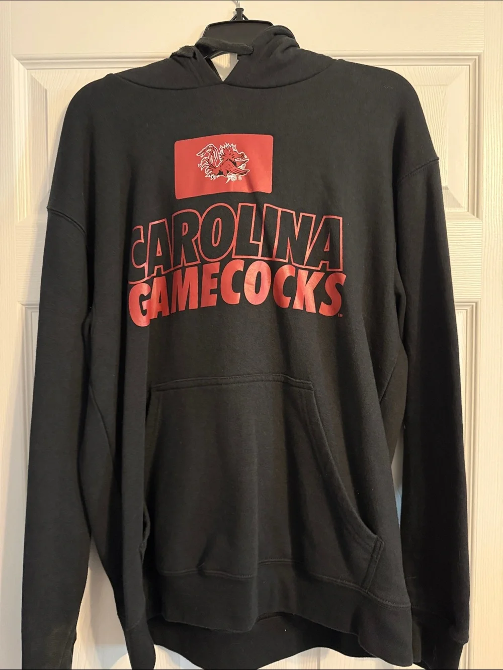 Pro Edge Black & Red Carolina Gamecocks Pullover Hoodie